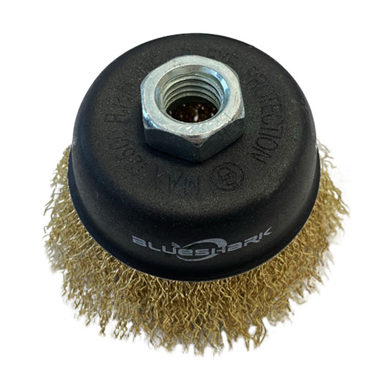 Shark Rustkiller Wire Cup Brush 75mm x M14 Crimped