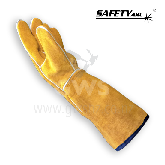 MIGarc® Gloves Gold Welding Gauntlet 40cm XL Pair of Lefties (6/Pkt)