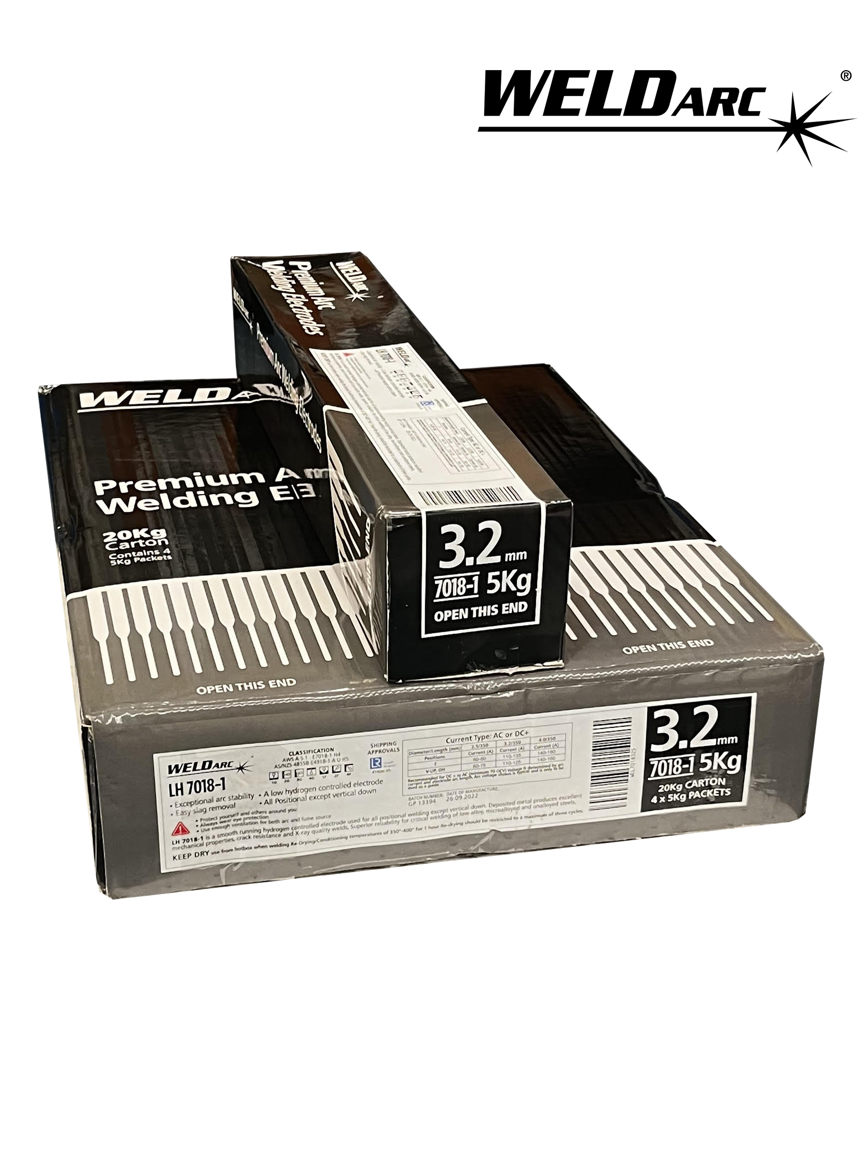 WELDarc® Black LH7018-1  3.2mm 5Kg/Pkt (4Pkt/Ctn)